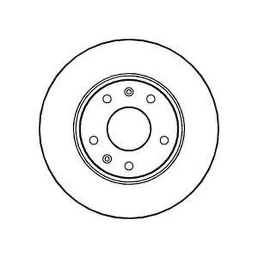 Abtex 2 x Vented Front Brake Discs BD1081V