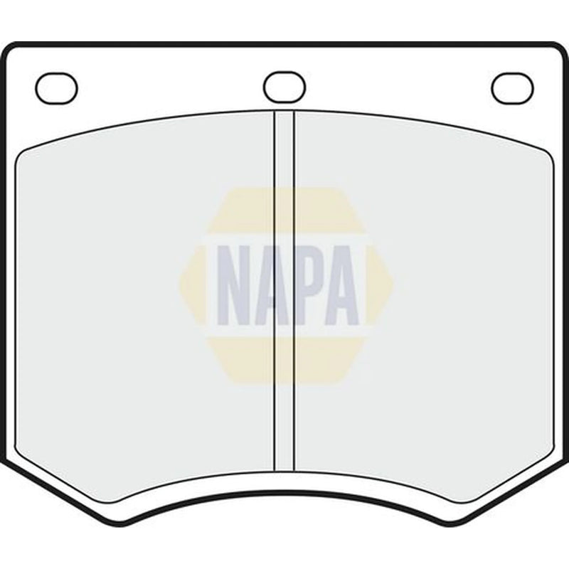 NAPA Front Brake Pad Set NBP1843