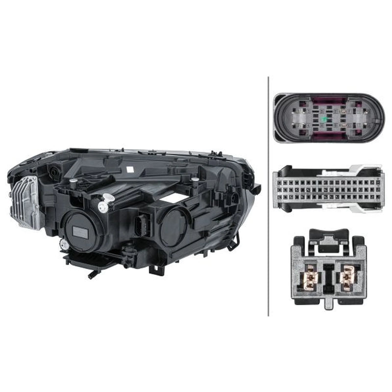 Hella Headlight Headlamp LED Left 1LX 014 530-331