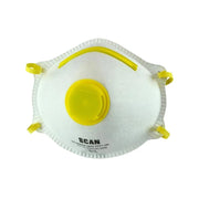 Scan Moulded Disposable Mask Valved FFP1 Protection (Pack 3) - DTC3M-F-3