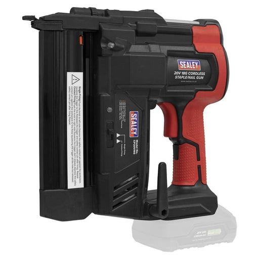 Sealey Cordless Nail/Staple Gun 18G 20V SV20 Series Body Only CP20VNG Sealey  - Town Parts