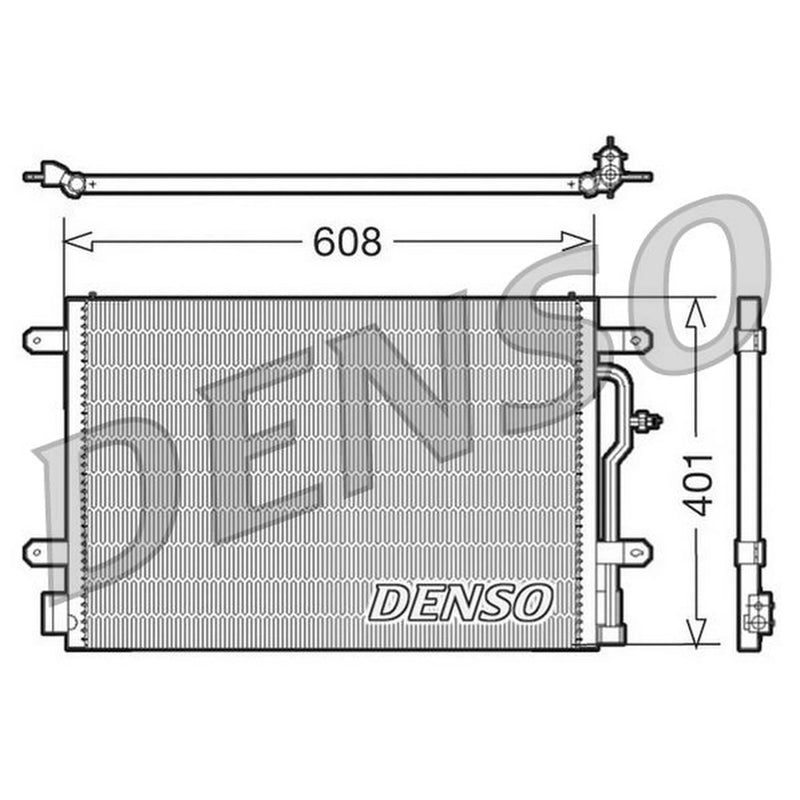 Denso Air Conditioning Condenser DCN02012