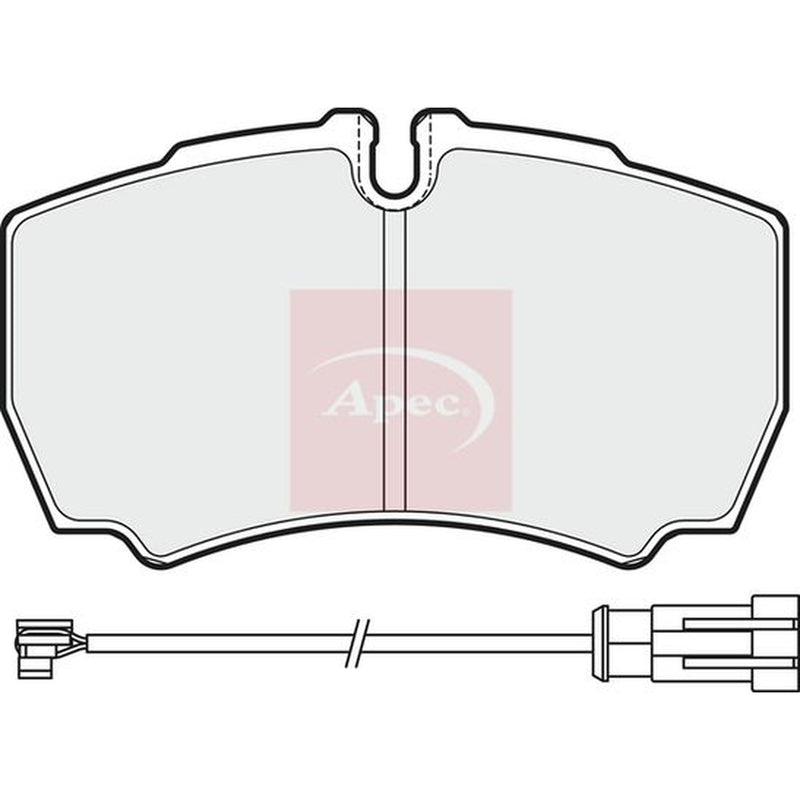Apec Rear Brake Pad Set PAD1992