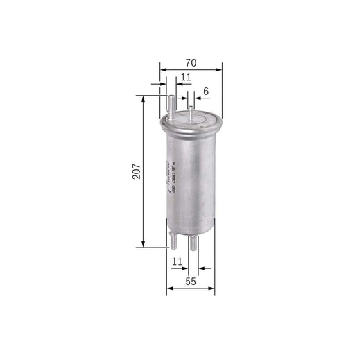 Bosch Car Fuel Filter F3000 Fits Land Rover Range Rover - 4.4 - 02-05 F026403000 Bosch  - Town Parts