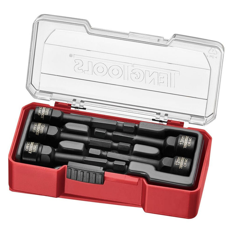 Teng Tools 1/4" Hex Bolt & Nut Extractor Set 5 Pieces