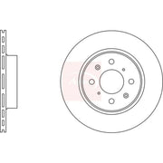 Apec 2 x Vented Brake Discs DSK3066