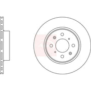 Apec 2 x Vented Brake Discs DSK3066