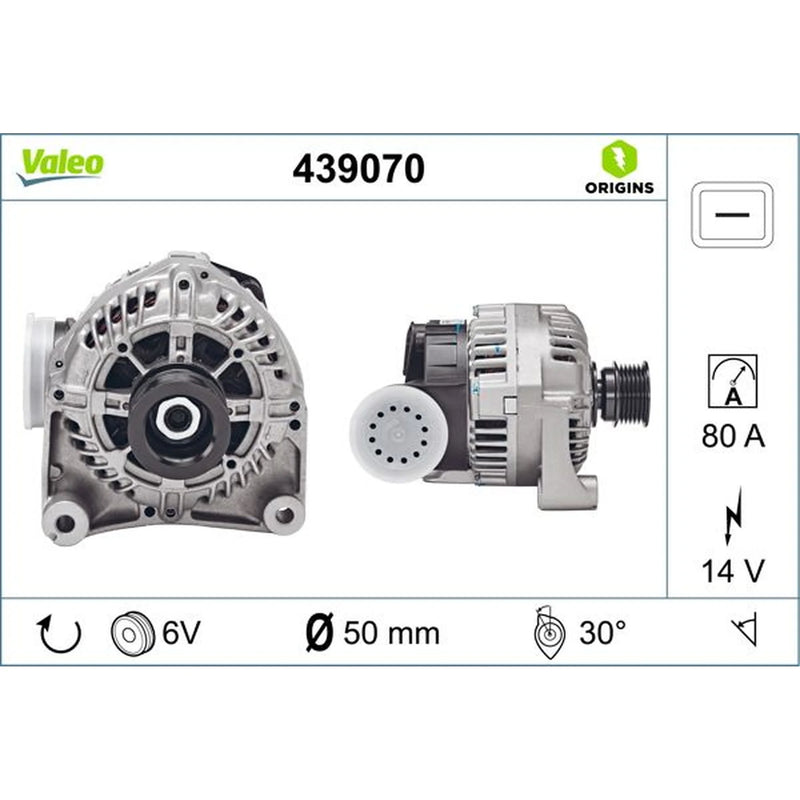 Valeo Car Alternator 12V 439070