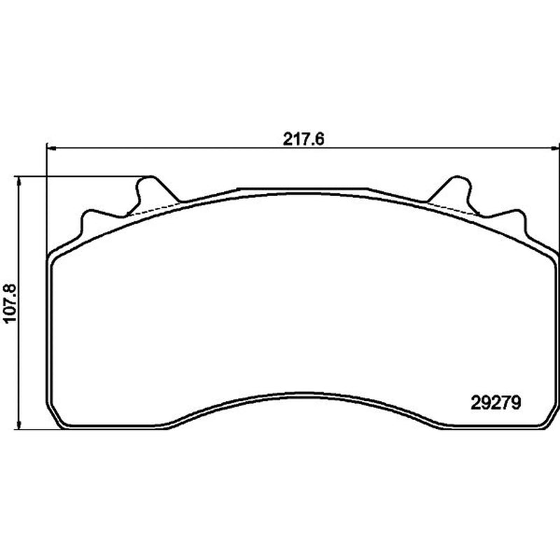 DON Rear Brake Pad Set CVP112K