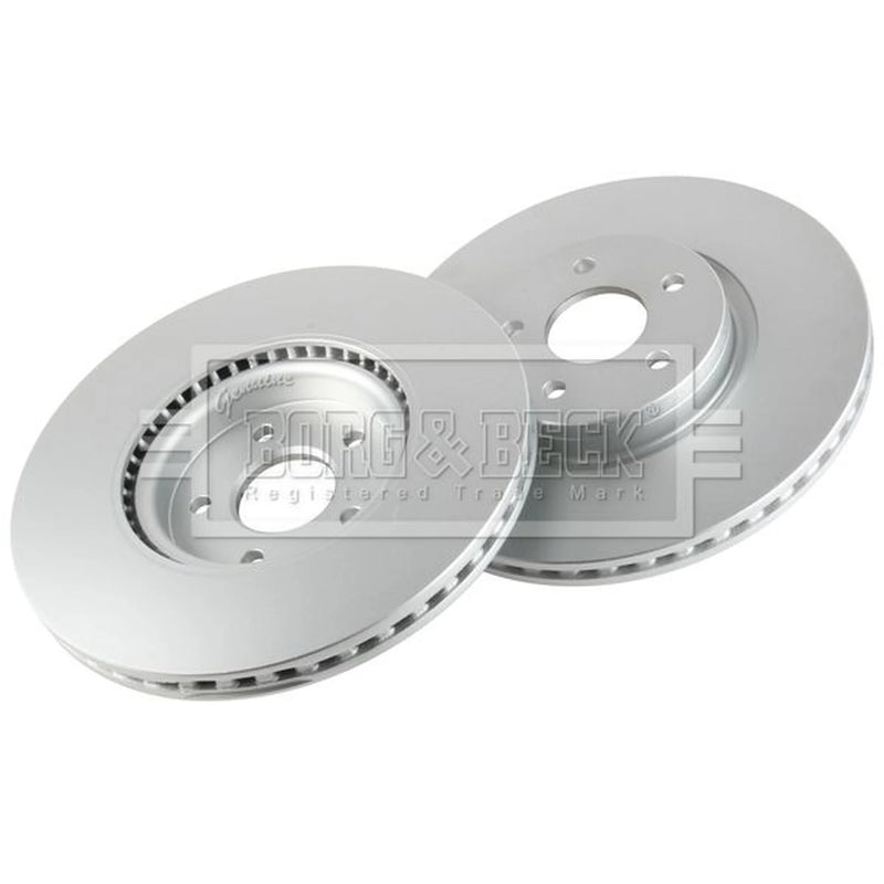 Borg & Beck 2 x Vented Front Brake Discs BBD5348