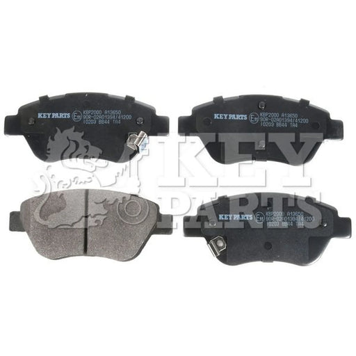 Key Parts 4 x Front Brake Pad Set KBP2000