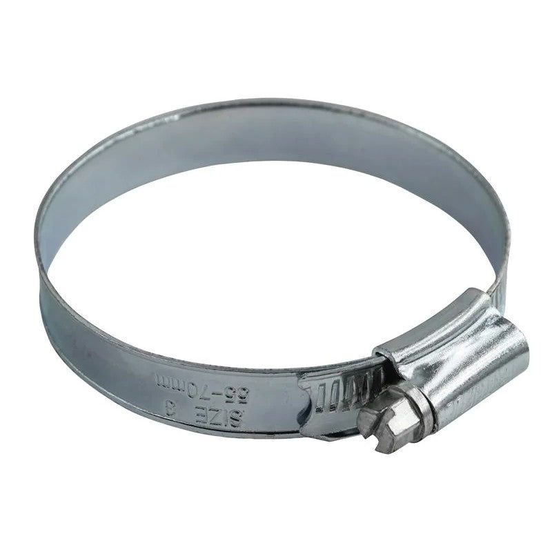 Faithfull 3 Hose Clip - Zinc MSZP 55 - 70mm - FAIHC3B
