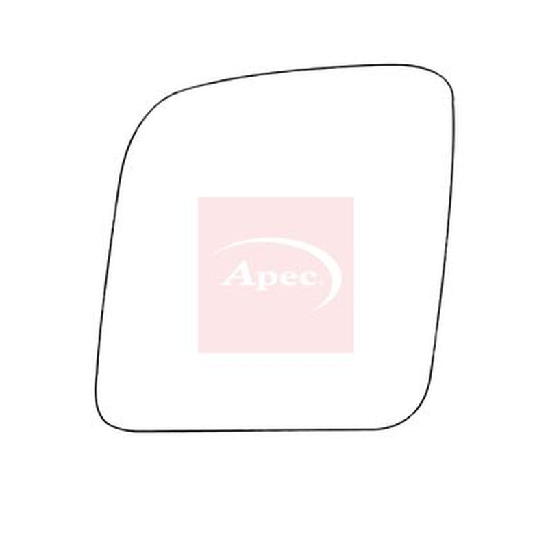 Apec Exterior Wing Mirror Glass Left AMS2825