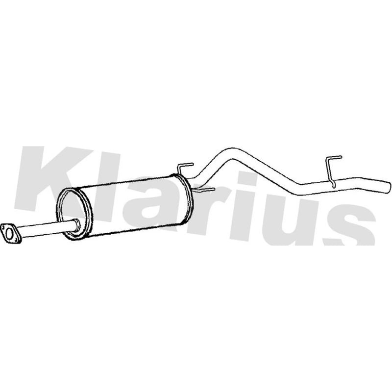 Klarius Box With Tail Pipe Rear TY751H