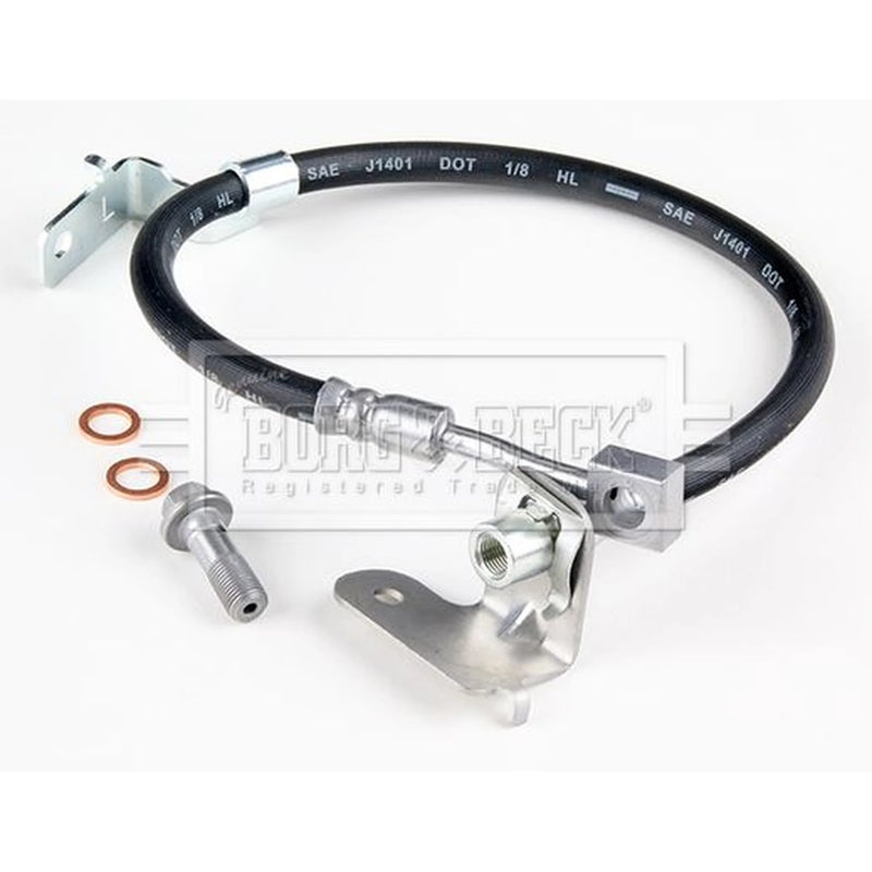 Borg & Beck Brake Hydraulic Hose Line Front Left BBH9036