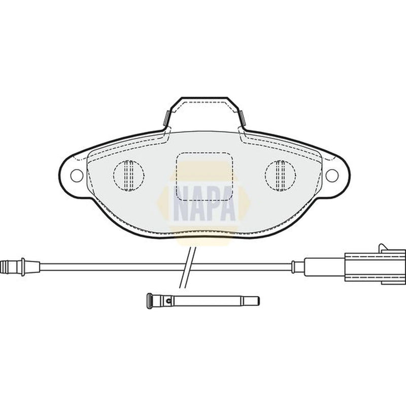 NAPA Front Brake Pad Set NBP1062