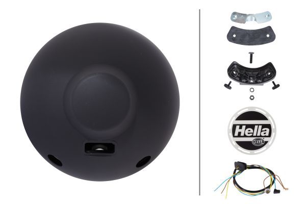 Hella High Beam Headlight Left 1F8 007 560-041 1503.511.10