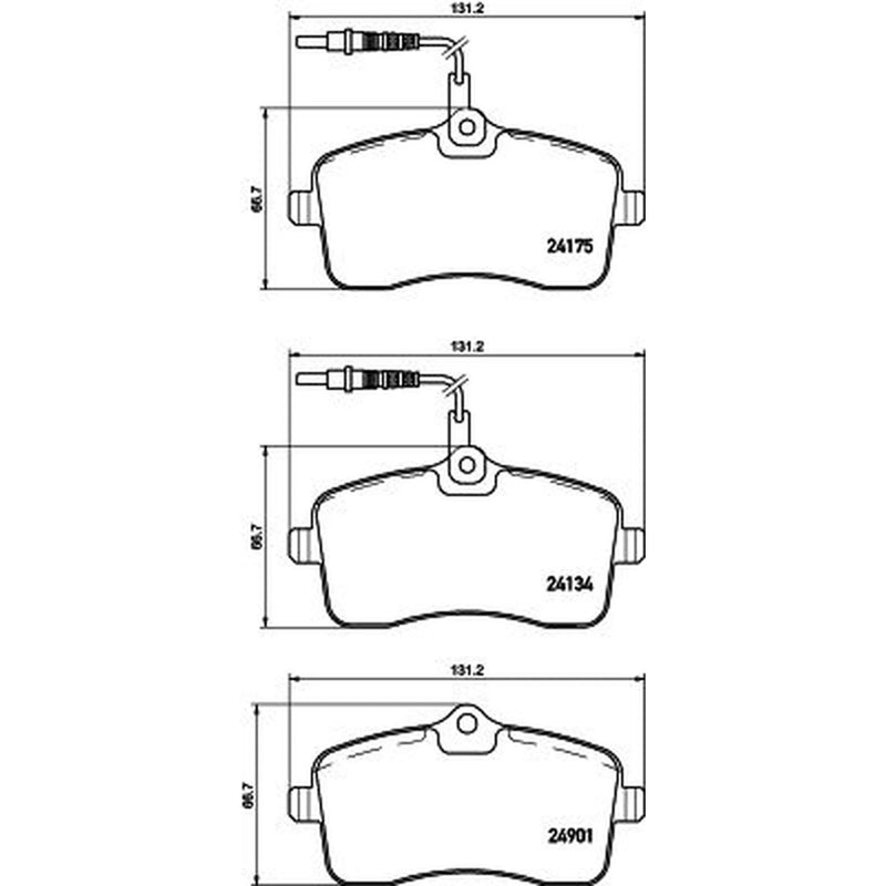 Mintex Front Brake Pad Set MDB3368