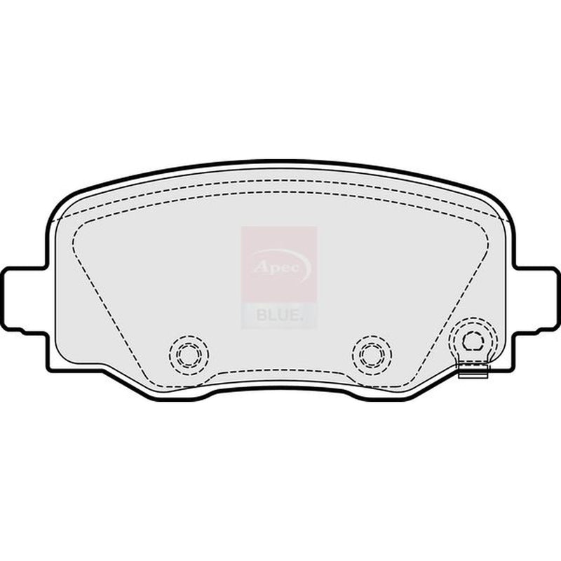 Apec Rear Brake Pad Set PD3836