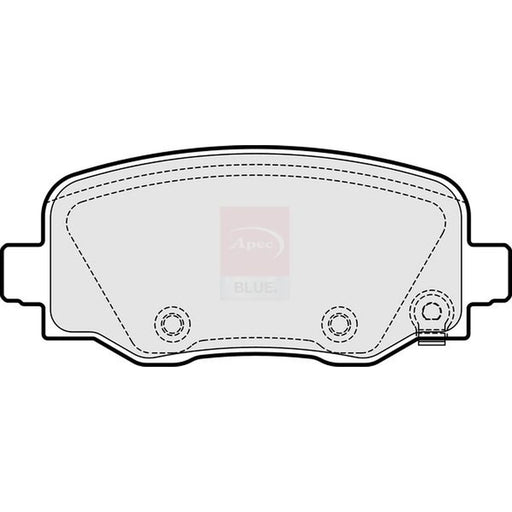 Apec Rear Brake Pad Set PD3836