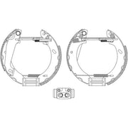 Mintex Brake Shoe Set Axle Kit MSP103