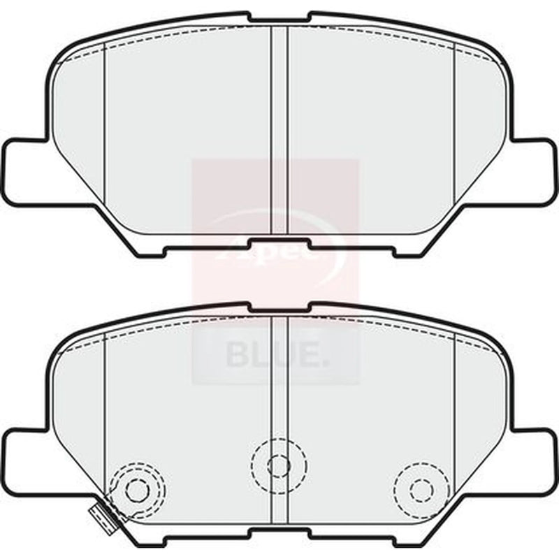 Apec Rear Brake Pad Set PD3363