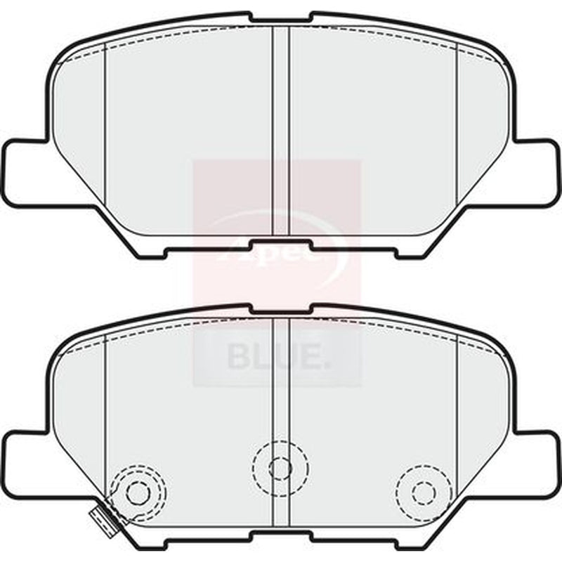 Apec Rear Brake Pad Set PD3363