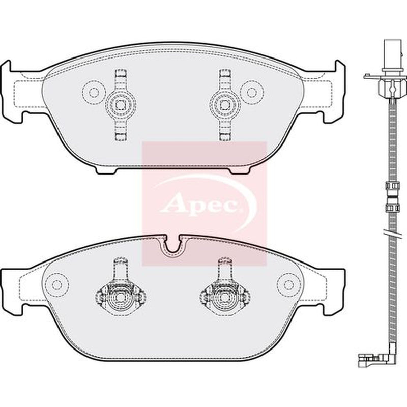 Apec Front Brake Pad Set PAD1784