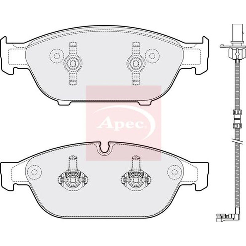 Apec Front Brake Pad Set PAD1784