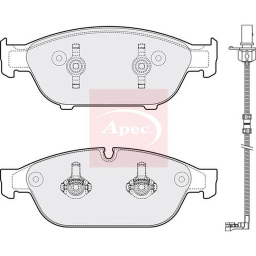Apec Front Brake Pad Set PAD1784