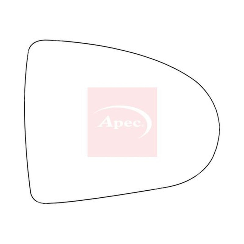 Apec Exterior Wing Mirror Glass Right AMS2730