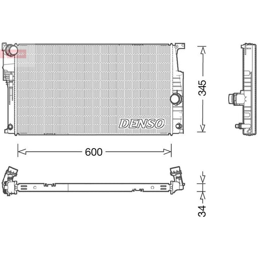 Denso Engine Radiator DRM05004