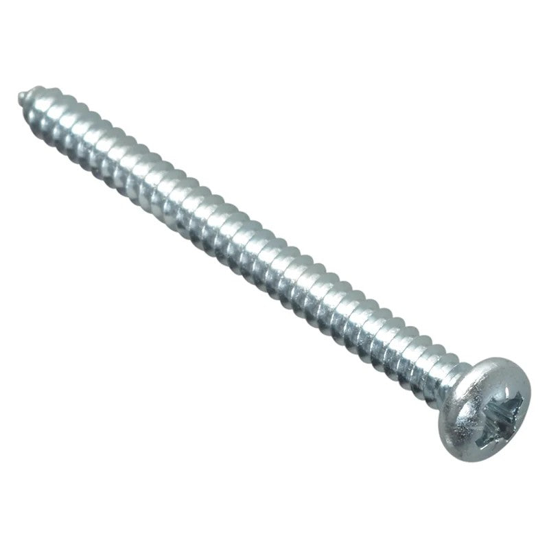 ForgeFix Self-Tapping Screw Pozi Compatible Pan Head ZP 2in x 8 ForgePack 12