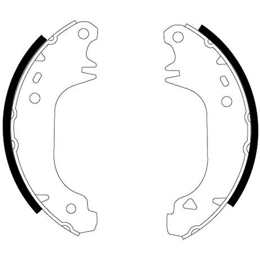 Mintex Brake Shoe Set Axle Kit MFR176