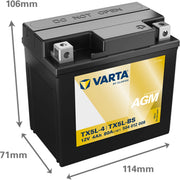 Varta Battery 12V 4Ah 80A 504012008K544