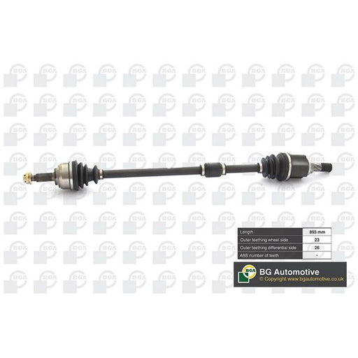 BGA CV Drive Shaft Driveshaft Front Right DS6310R