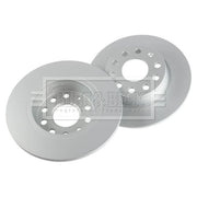 Borg & Beck 2 x Solid Rear Brake Discs BBD5200