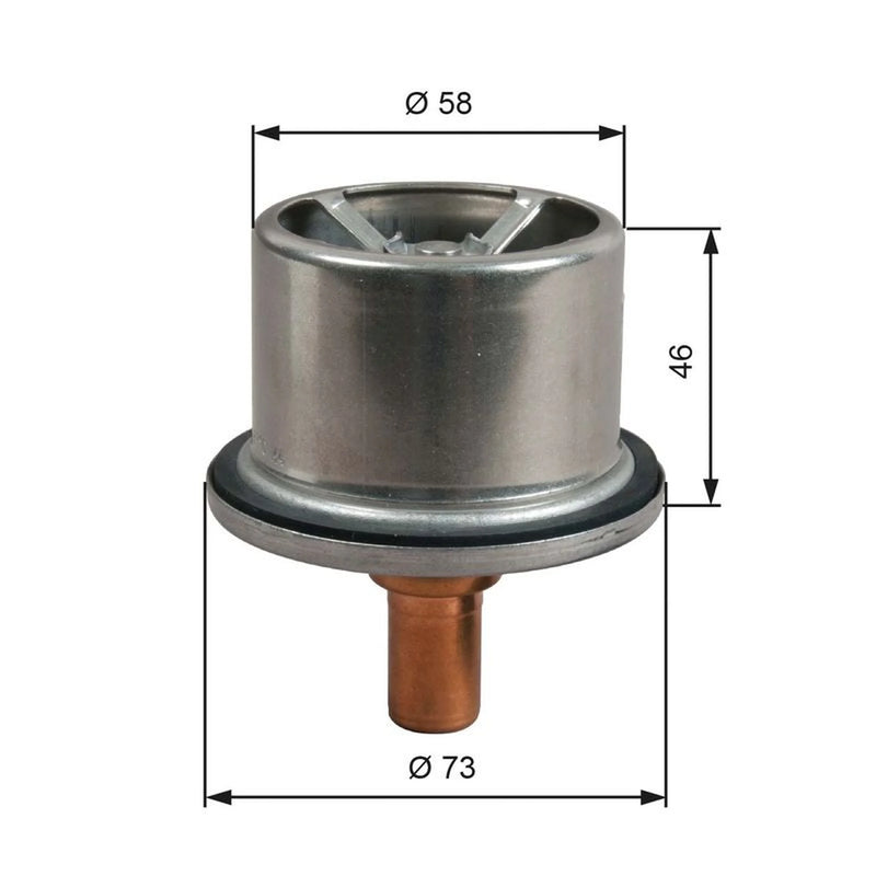 Gates Thermostat,Coolant TH51287G1