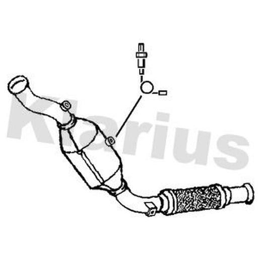 Klarius Catalyst Type Approved With Pipe 323540 9064901014 323540