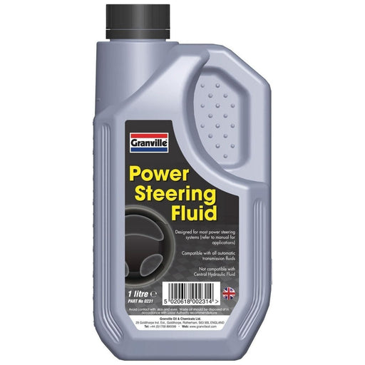 2 x Granville Power Steering Fluid Synthetic Oil Based Hydraulic Lubricant 1 Lit Granville  - Town Parts