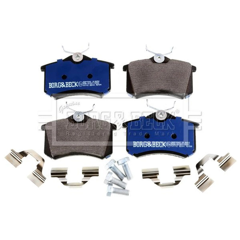 Borg & Beck 4 x Rear Brake Pad Set BBP1542