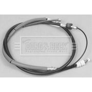 Borg & Beck Handbrake Cable Left Rear BKB2583