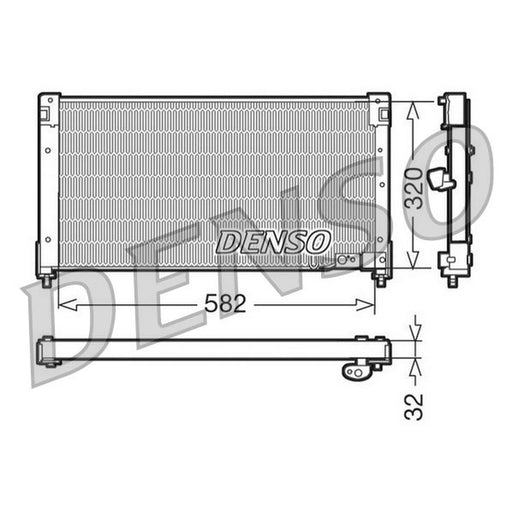 Denso Air Conditioning Condenser DCN40001