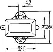 Hella 6DD 001 551-187 Switch, stop light