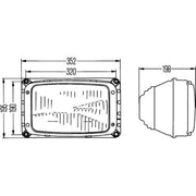 Hella Headlight Headlamp T4W Left 1AG 003 434-051