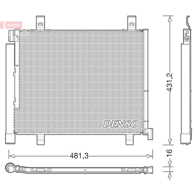 Denso Air Conditioning Condenser DCN32023