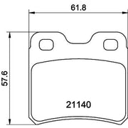 Mintex Rear Brake Pad Set MDB1385