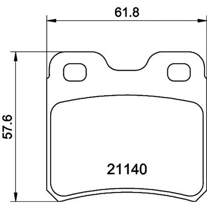 Mintex Rear Brake Pad Set MDB1385
