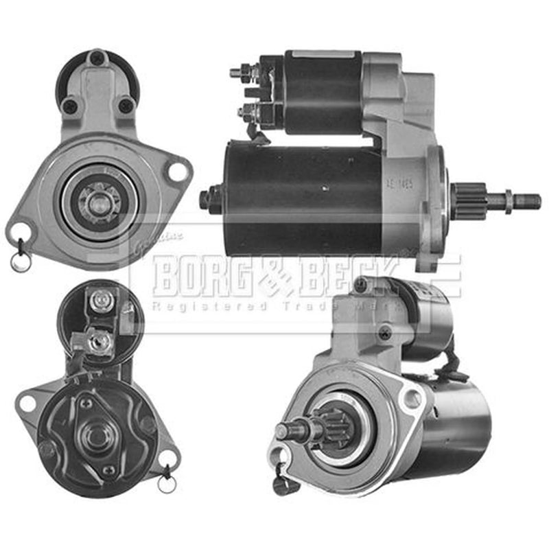 Borg & Beck Starter Motor 12V 0.7kW 9 Teeth BST2081
