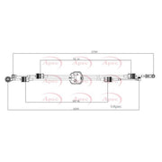 Apec Manual Transmission Cable Pull CAB7024